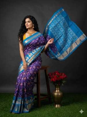 Exclusive Double Weaving Printed Sarees