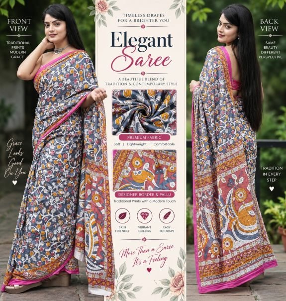 Fancy Mul Mul Cotton Fabric Saree