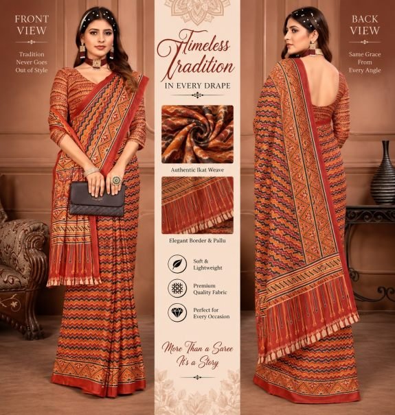 Fancy Mul Mul Cotton Fabric Saree