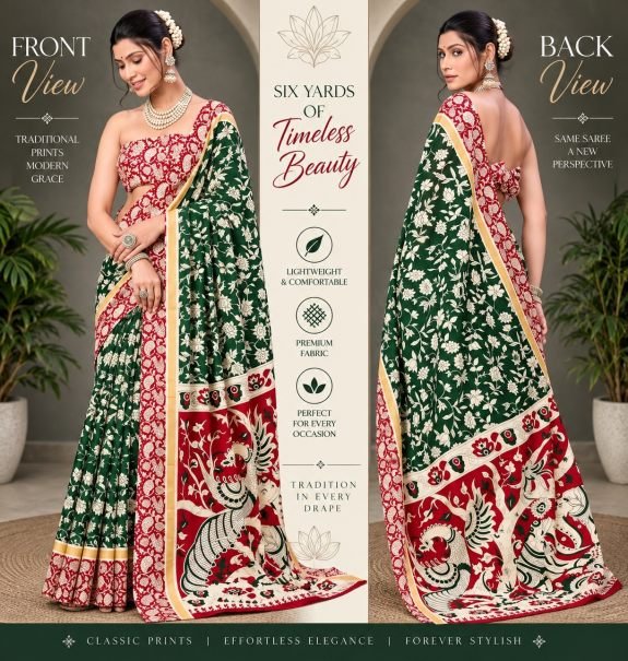 Hand Work Process Cotton Fabric Saree