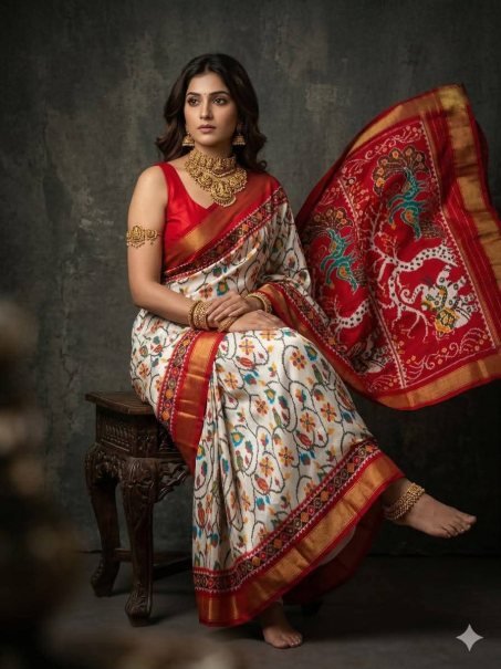 Latest Printed  Double Weaving Sarees