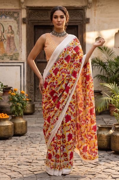 Pure Cotton Jaipur Block Print Sarees